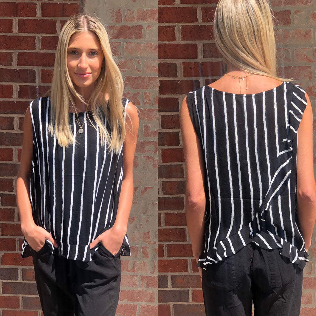 B&W Stripe top