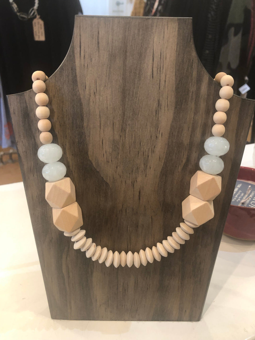 Wood Bead Necklace